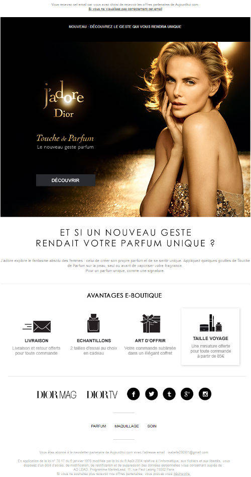 newsletter-Dior